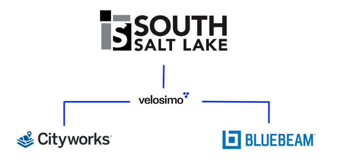 spider image of South SLC working with Velosimo